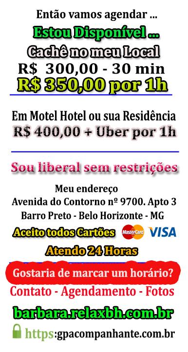 Acompanhantes e Putas em BH / Garotas de Programa | Acompanhantes Relax BH Barbata Puta de Luxo BH