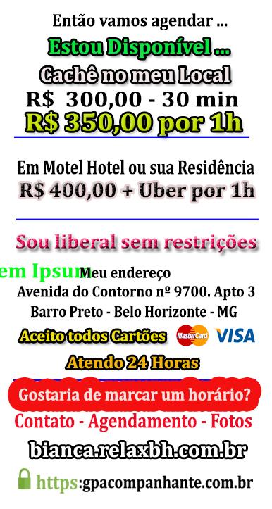 Acompanhantes de Executivo Belo Horizonte / Garotas de Programa | Acompanhantes Relax BH Bianca Acompanhante de Executivo em BH